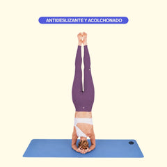 Yoga Mat Azul Liso
