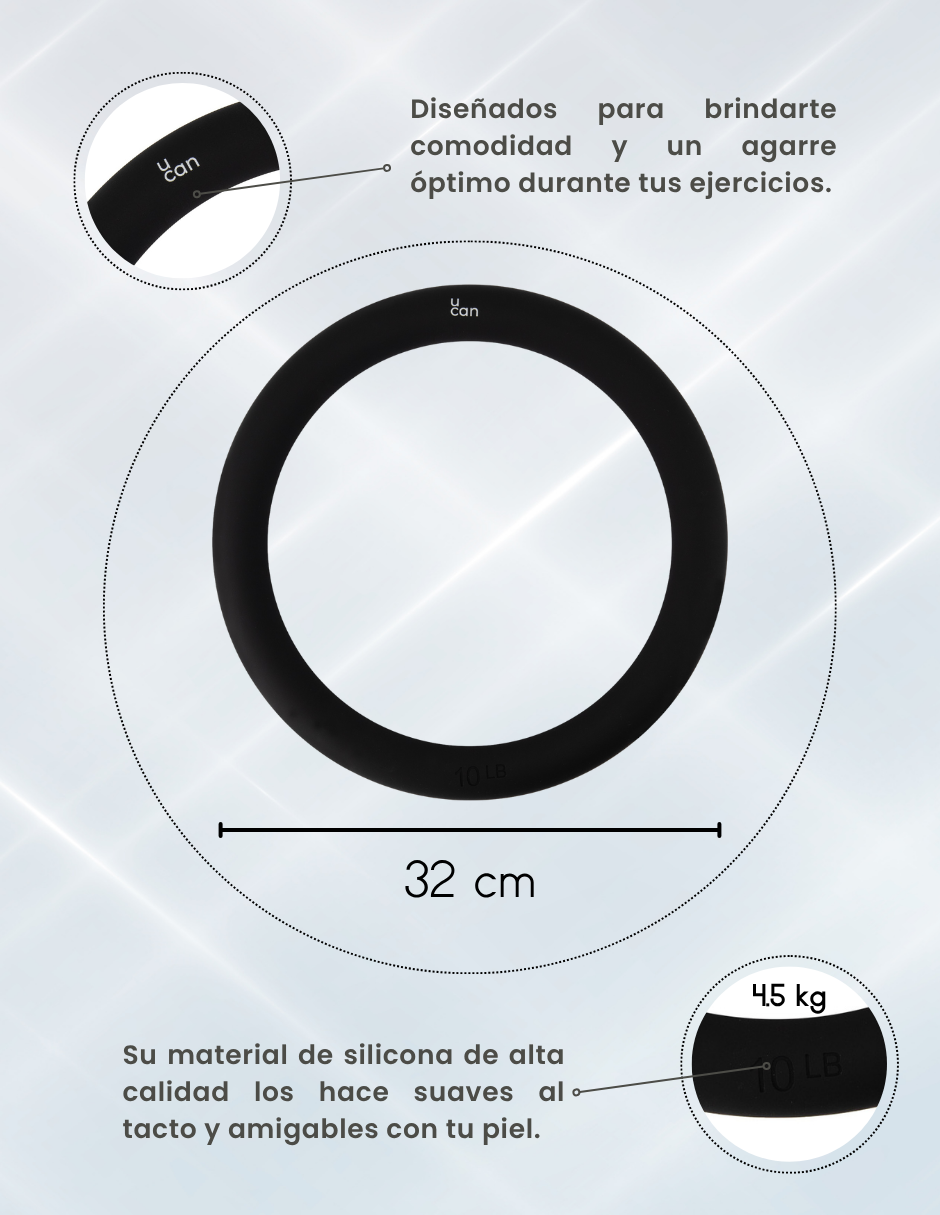Aro con peso 10 LB