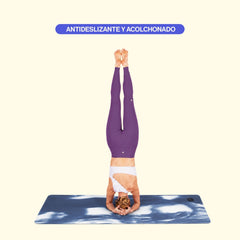 Yoga Mat Azul Marmol