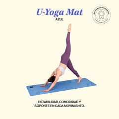 Yoga Mat Azul Liso