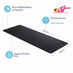 Yoga Mat Azul Clarito Marmol
