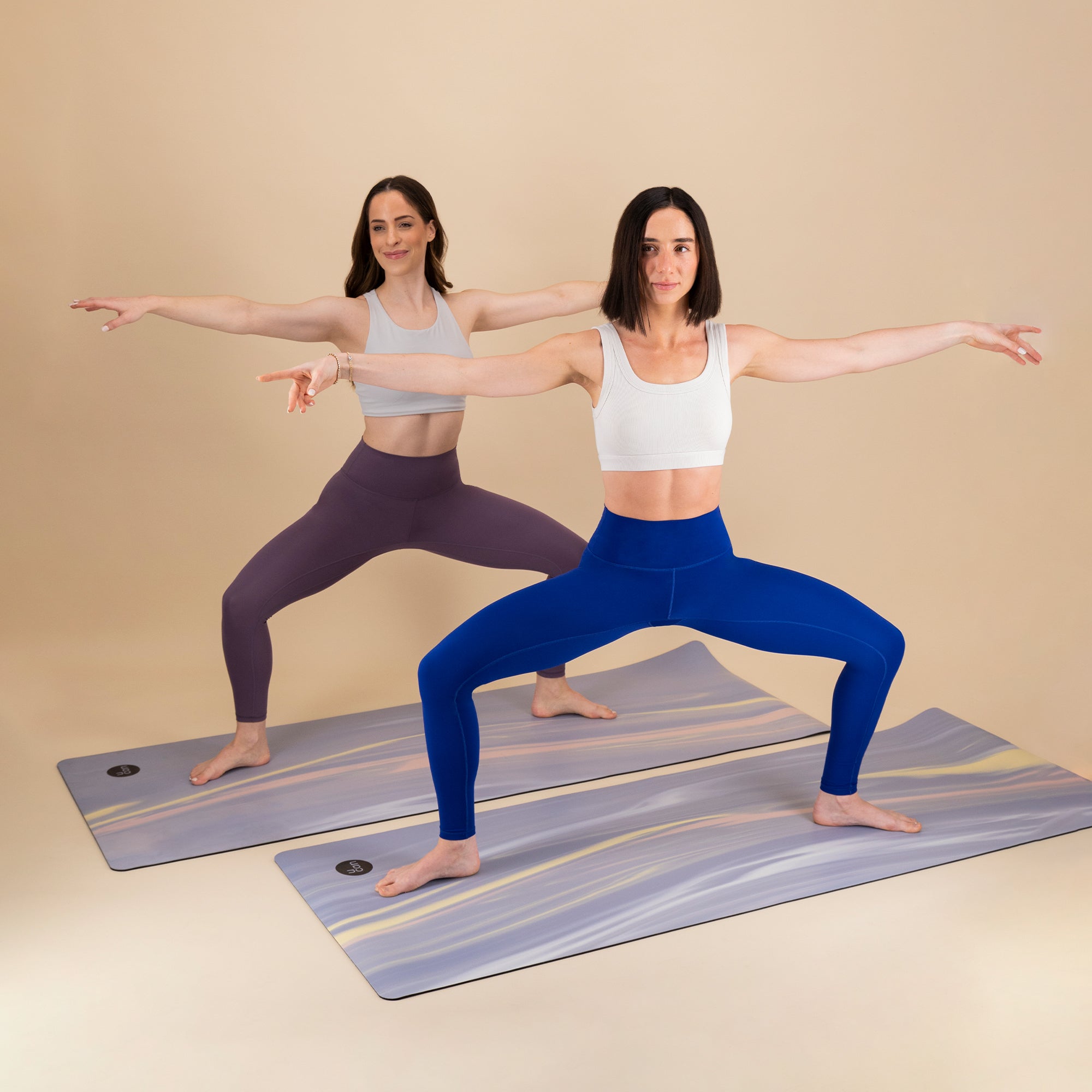 Yoga Mat Azul Clarito Marmol