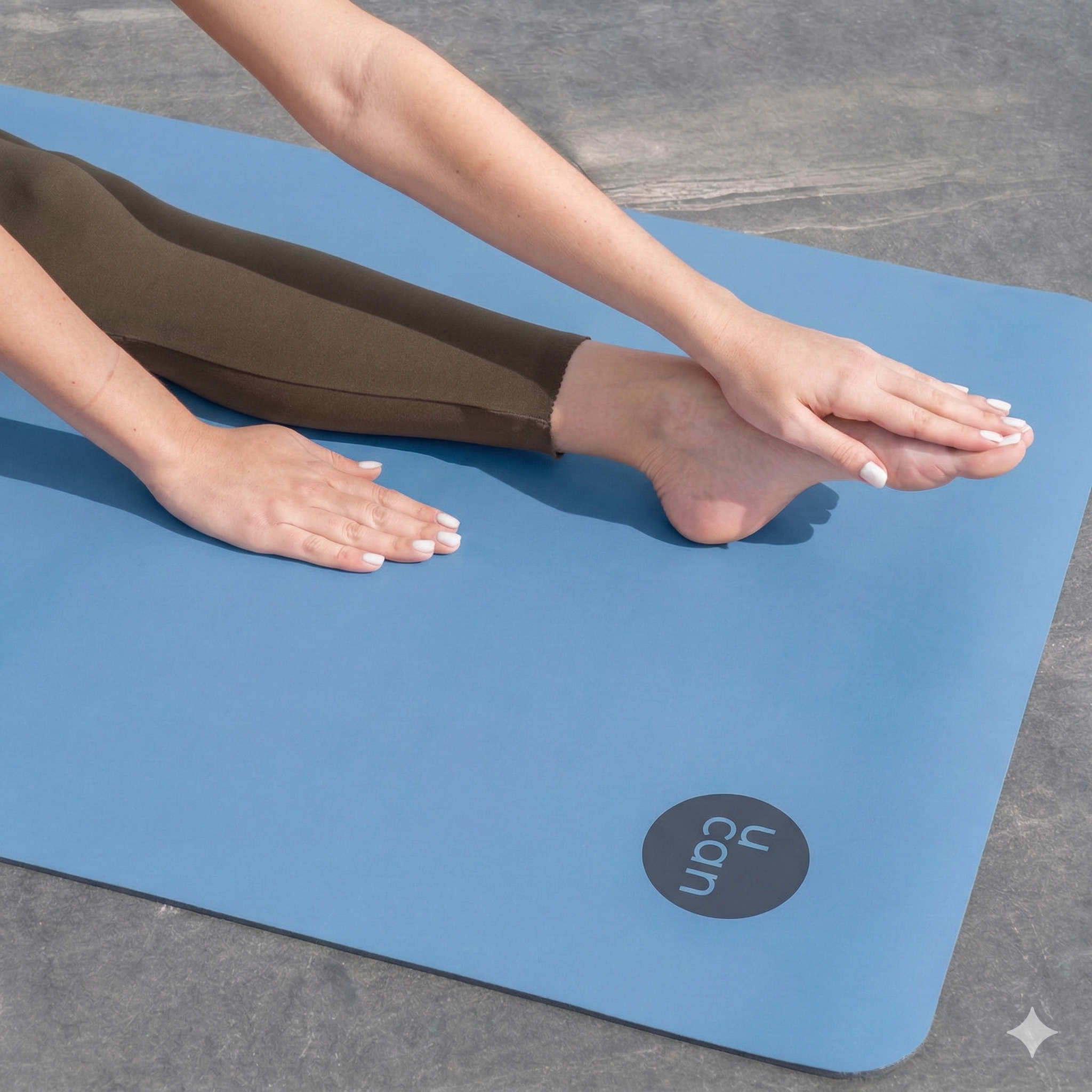 Yoga Mat Azul Liso