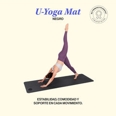 Yoga Mat Liso Negro
