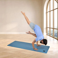 Yoga Mat Liso Azul